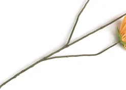 Dahlia Spider Spray kunstbloem (H75cm) in de kleur Oranje