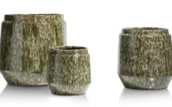 Dalila pot H36cm in de kleur Groen - COCOmaison