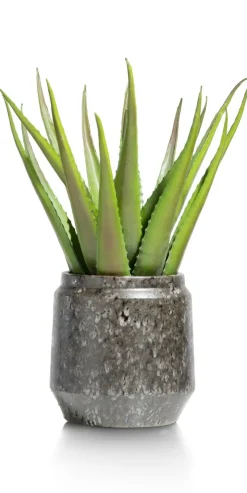 Dalila pot H20cm in de kleur Zwart - COCOmaison