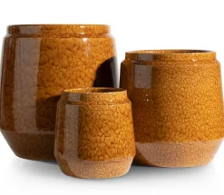 Dalila pot H20cm in de kleur Bruin - COCOmaison