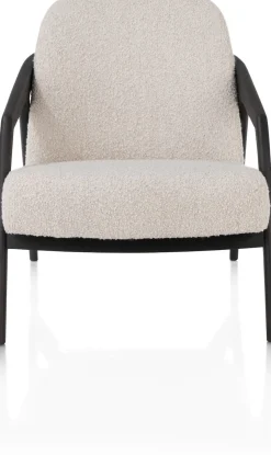 Dante fauteuil in stof Brioni in de kleur Crème - XOOON