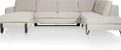 Denver, Longchair links - 2,5 zits - ottomane rechts