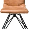 Design eetkamerstoel "MAC" - Cognac - XOOON