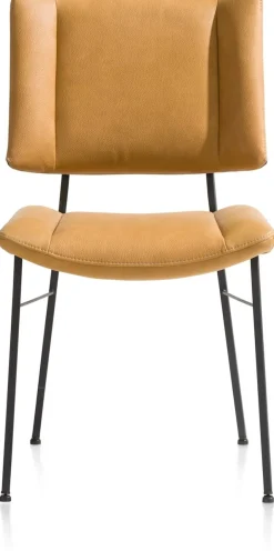 Design eetkamerstoel "TATUM" - Okergeel - XOOON