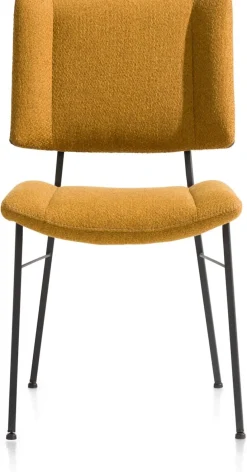 Design eetkamerstoel "TATUM" - Okergeel - XOOON