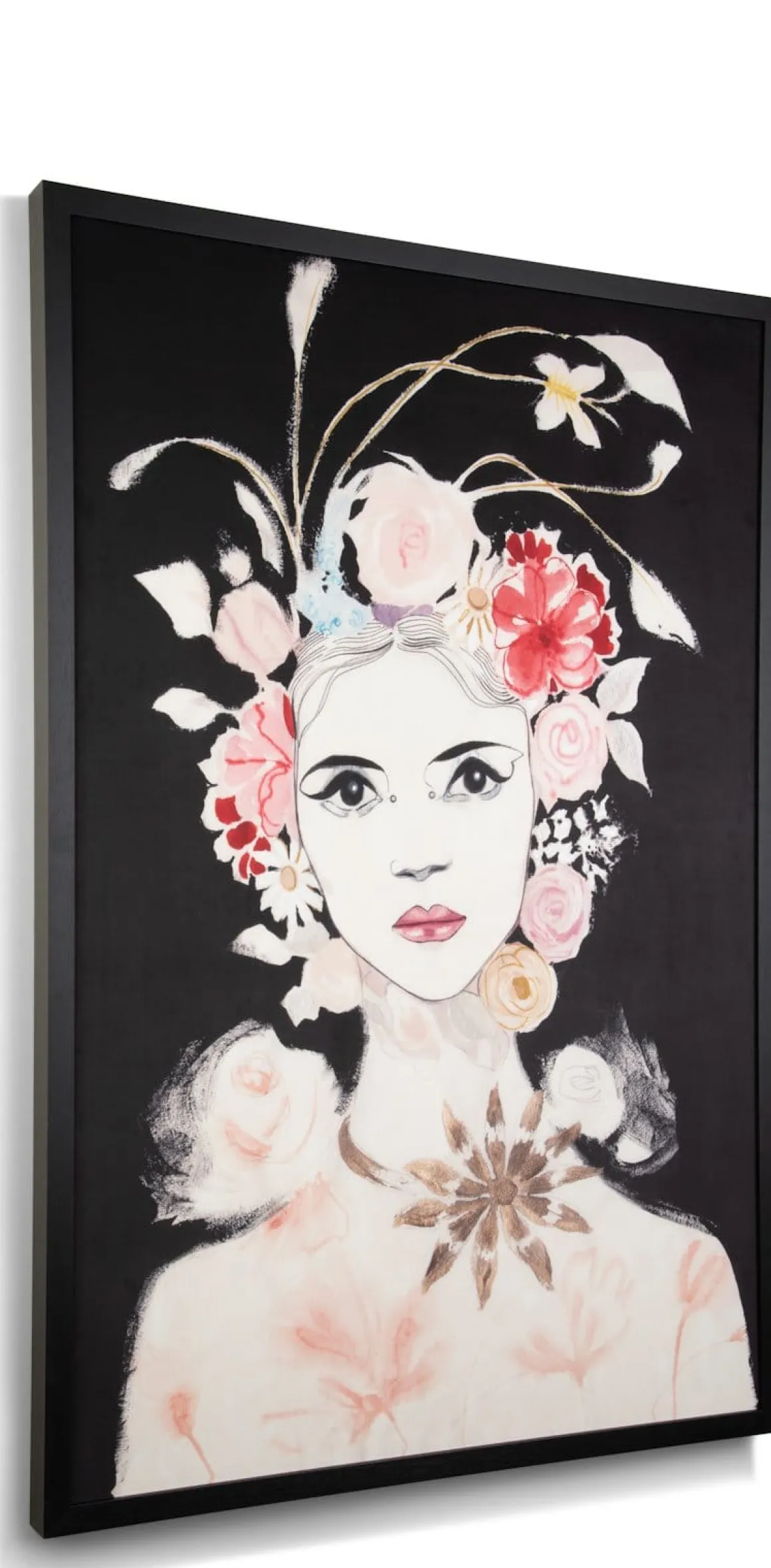 Dior Flower schilderij in de kleur Multi Color - COCOmaison