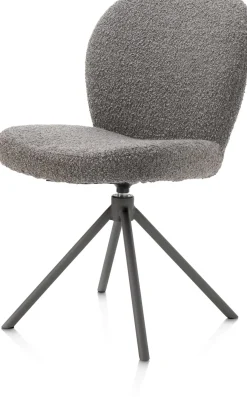 Eetkamerstoel Jaxon (draaibaar) in de kleur Lever - XOOON