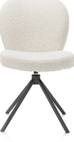 Eetkamerstoel Jaxon (draaibaar) in de kleur Ivoor - XOOON
