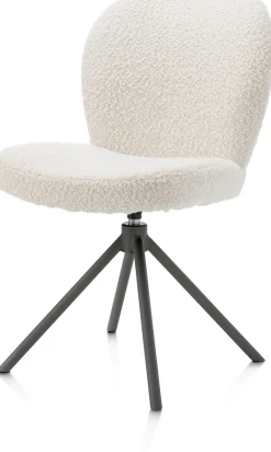 Eetkamerstoel Jaxon (draaibaar) in de kleur Ivoor - XOOON