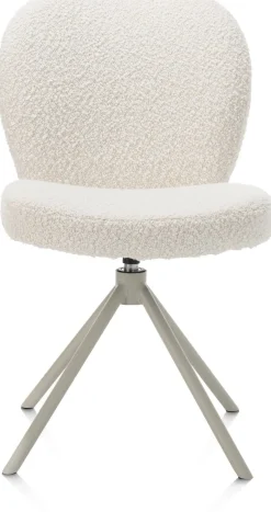 Eetkamerstoel Jaxon (draaibaar) in de kleur Ivoor - XOOON