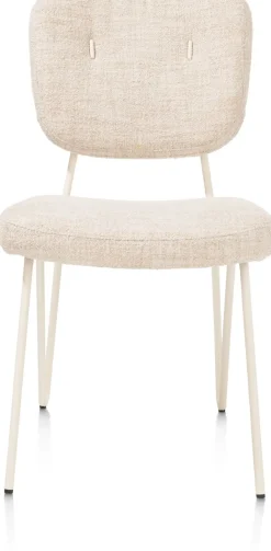 Eetkamerstoel June met frame in de kleur Crème - XOOON
