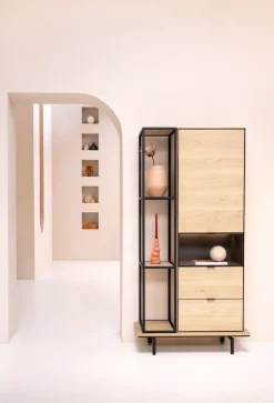 ELEMENTS platform 100 cm. incl. 2 metalen poten - 100 cm