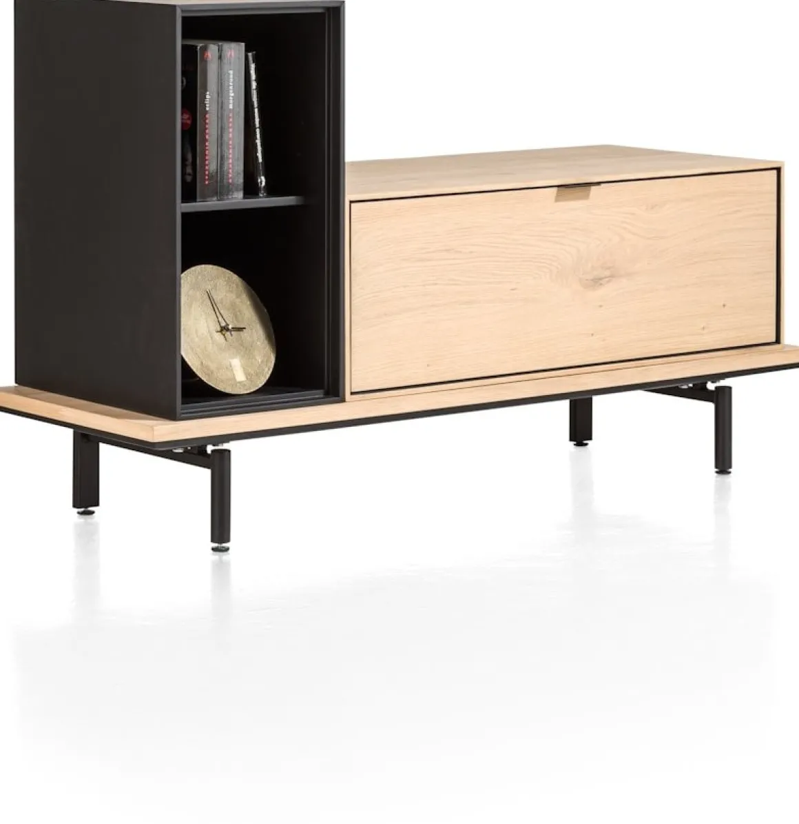 ELEMENTS platform 100 cm. incl. 2 metalen poten - 100 cm