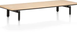 ELEMENTS platform 130 cm. incl. 2 metalen poten - 130 cm