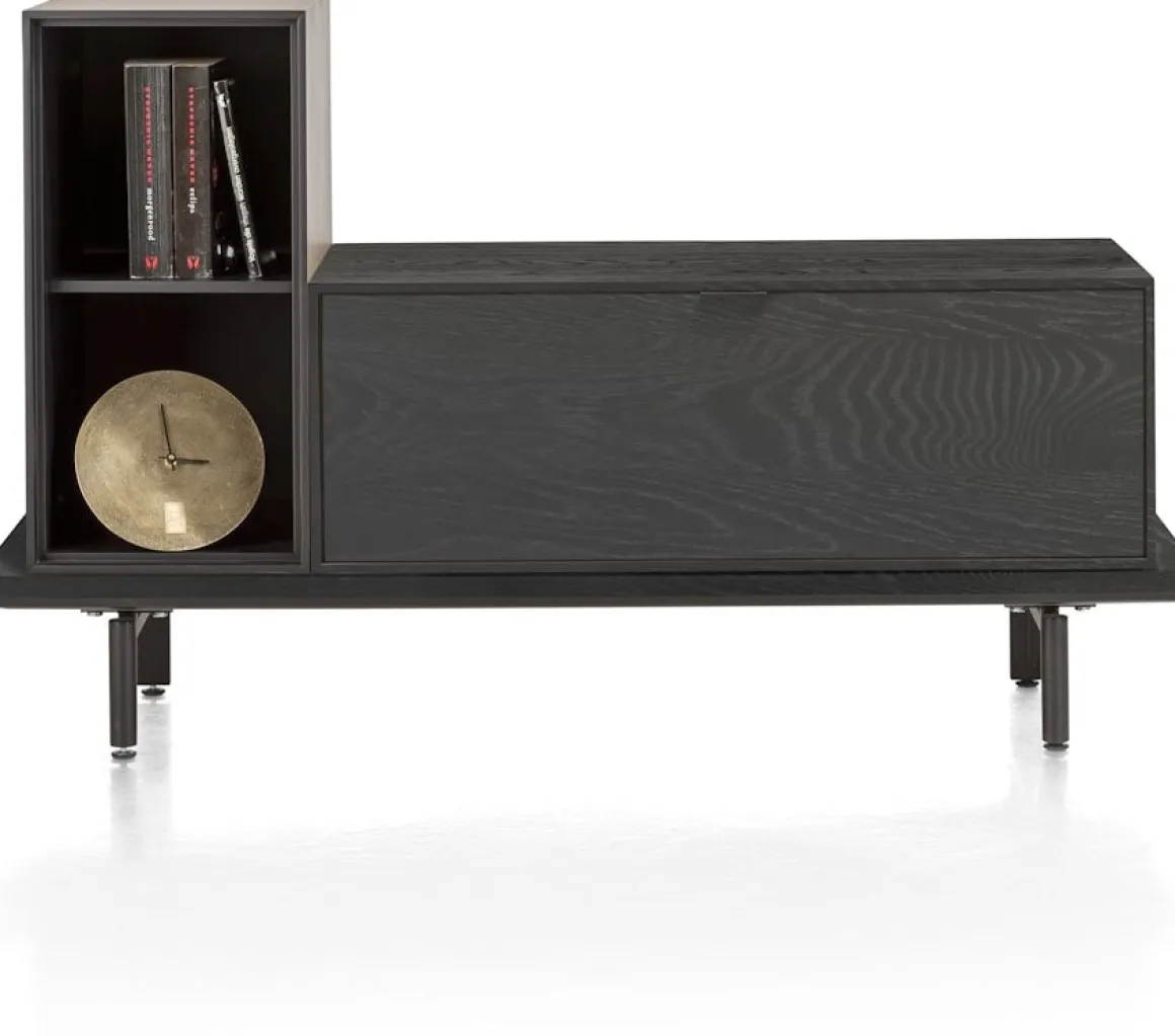 ELEMENTS platform 130 cm. incl. 2 metalen poten - 130 cm