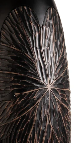 Faye vaas H107cm in de kleur Zwart - COCOmaison