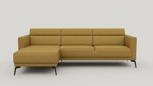 Fiskardo, loungebank links - Vada - Okergeel