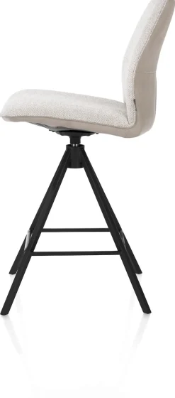 Franky barstoel draaibaar - in de kleur Lichtgrijs - XOOON