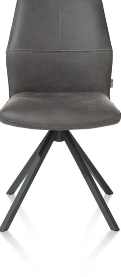 FRANKY eetkamerstoel - draaibaar - Taurus - zwart