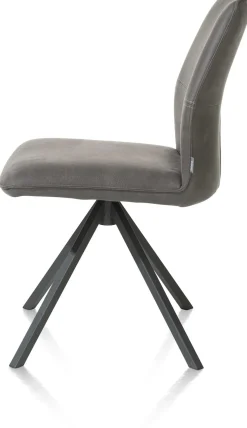 FRANKY eetkamerstoel - draaibaar - Taurus - zwart