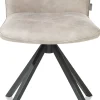 FRANKY eetkamerstoel - draaibaar - kiezel