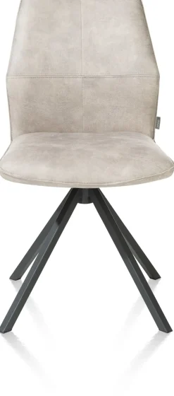 FRANKY eetkamerstoel - draaibaar - kiezel