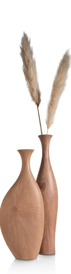 Gigi vaas H82,5cm in de kleur Bruin - COCOmaison