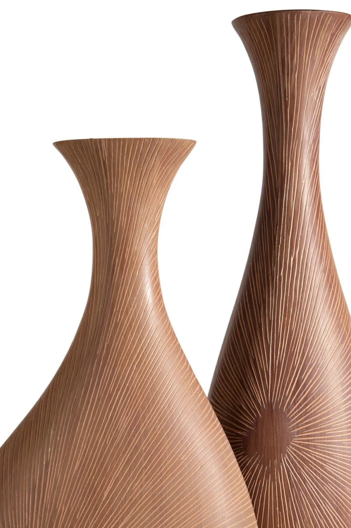 Gigi vaas H82,5cm in de kleur Bruin - COCOmaison