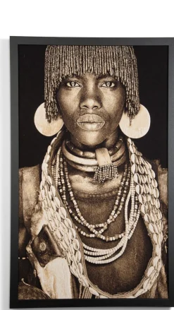 Hamar Woman schilderij 75x125cm in de kleur Multi Color