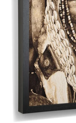 Hamar Woman schilderij 75x125cm in de kleur Multi Color