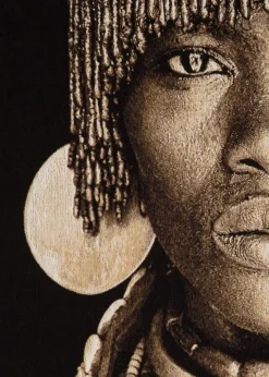 Hamar Woman schilderij 75x125cm in de kleur Multi Color