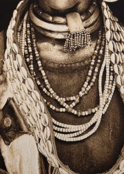 Hamar Woman schilderij 75x125cm in de kleur Multi Color