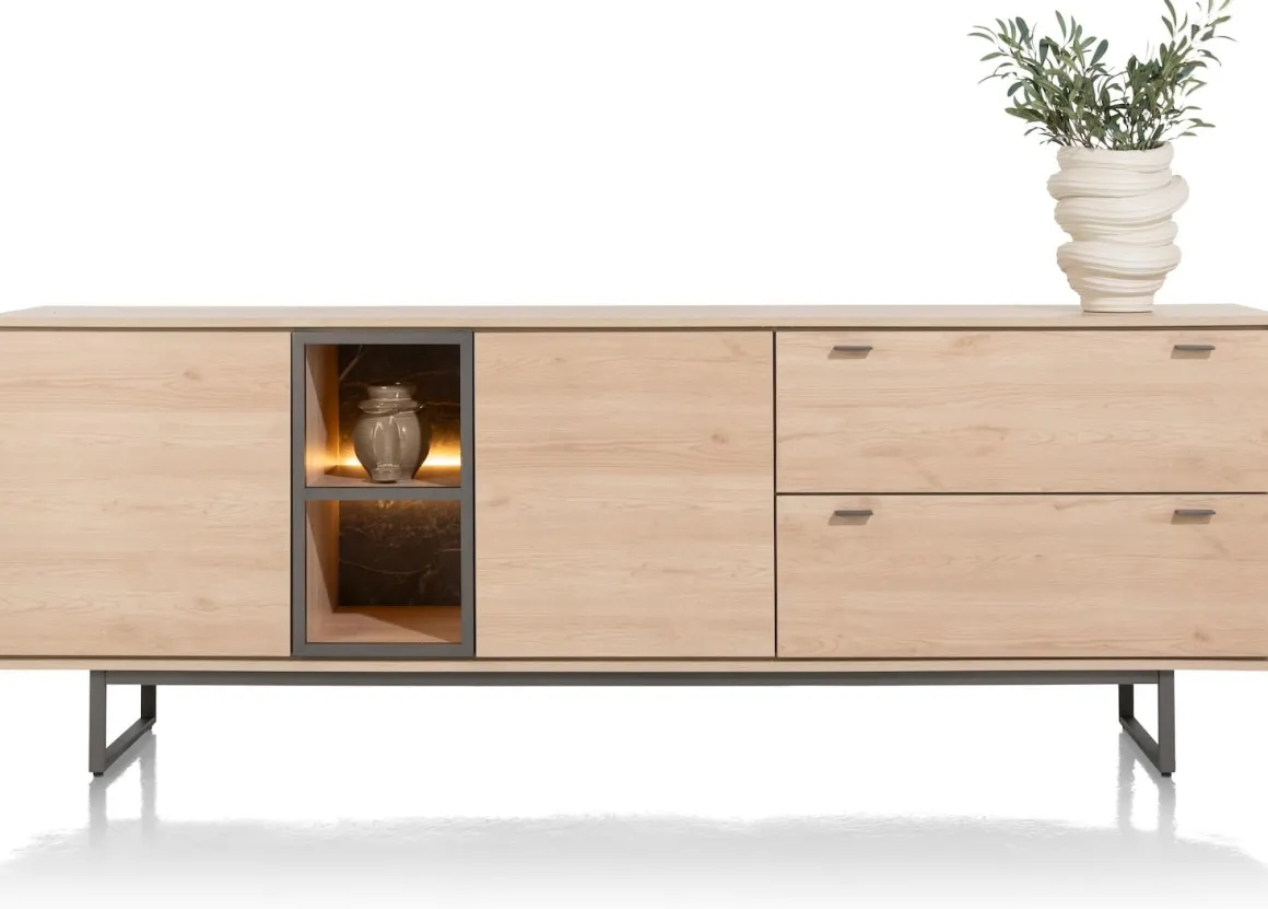 HELSINKI dressoir 240 cm - eiken look