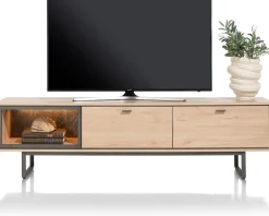 HELSINKI lowboard 200 cm - eiken look