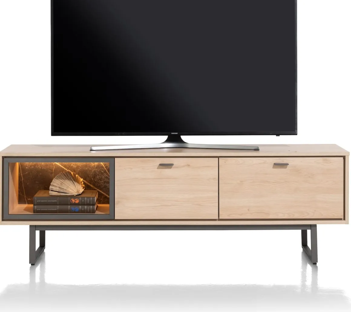 HELSINKI lowboard 170 cm - eiken look