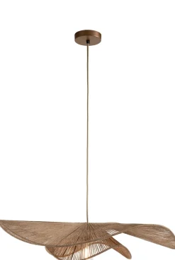 Iggy hanglamp 1*E27 D80cm in de kleur Naturel - COCOmaison