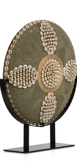 Jennifer beeld rond met schelpjes H44cm - COCOmaison