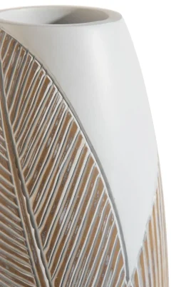 Jolie vaas H78cm in de kleur Wit - COCOmaison