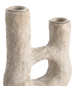 June kandelaar H32cm in de kleur Crème - COCOmaison