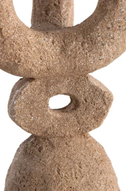 June kandelaar H27cm in de kleur Bruin - COCOmaison