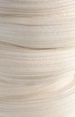 Juul vaas H32,6cm in de kleur Crème - COCOmaison