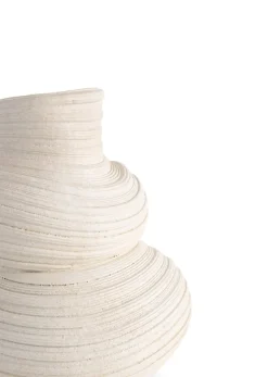 Juul vaas H36,6cm in de kleur Crème - COCOmaison