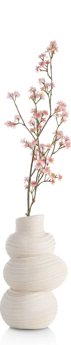 Juul vaas H36,6cm in de kleur Crème - COCOmaison