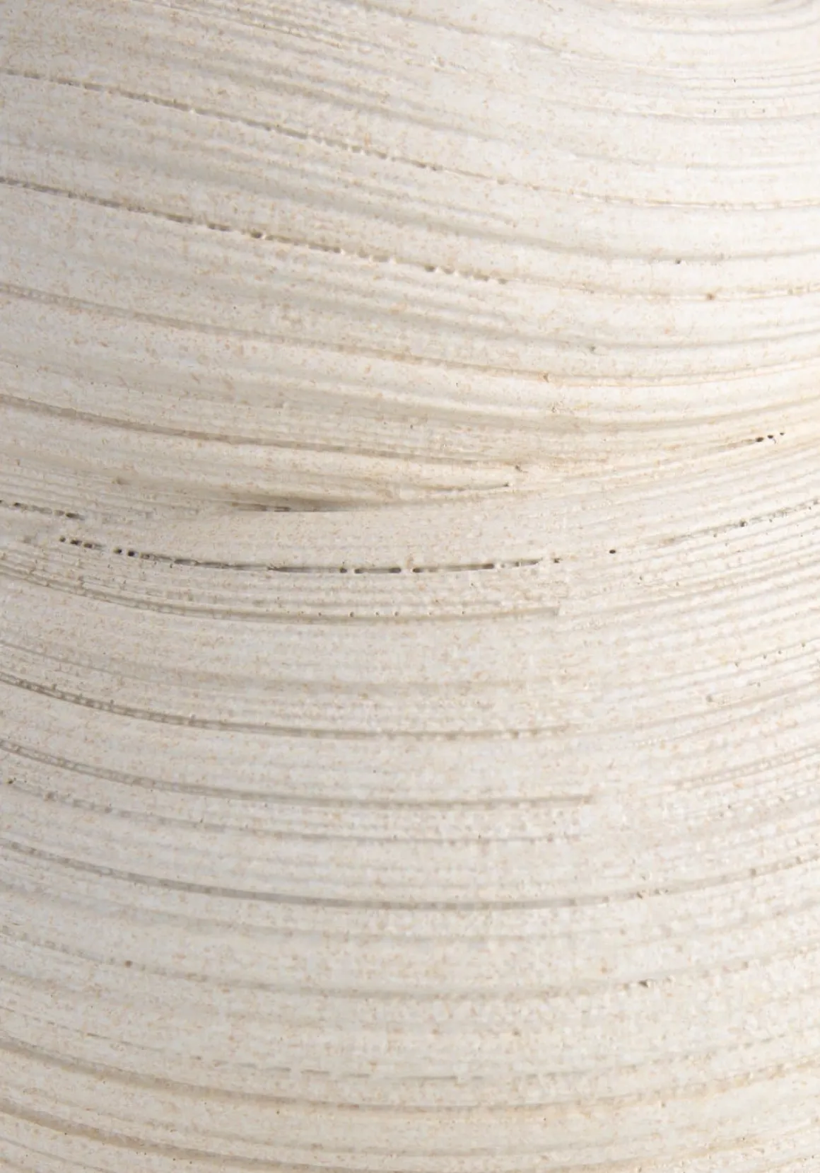 Juul vaas H36,6cm in de kleur Crème - COCOmaison