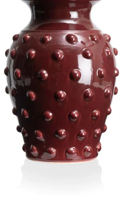 Kathy vaas (H44cm) in de kleur Rood - COCOmaison