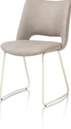 KODI eetkamerstoel - frame nebbia - stof Pala - lichtgrijs