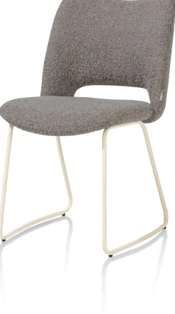 KODI eetkamerstoel - frame nebbia - stof Brioni - leverkleur