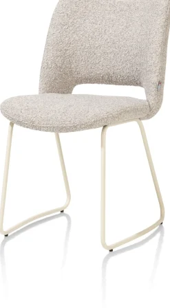 KODI eetkamerstoel - frame nebbia - stof Brioni - kiezel