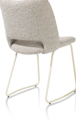 KODI eetkamerstoel - frame nebbia - stof Brioni - kiezel