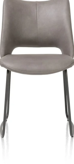 KODI eetkamerstoel - frame graphite - stof Pala - leverkleur